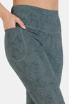 Zelocity Quick Dry 3/4Th Gym Leggings - Trekking Green — thumbnail 7
